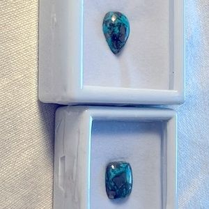 PERSIAN TURQUOISE pear  & cushion Loose gemstones